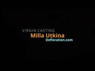 young girl on defloration mila utkina shows her hymen big tits big ass natural tits